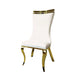 Palazzo Gold Chair (2/CTN) - Dream Home Furniture & Mattress (Waite Park, MN)