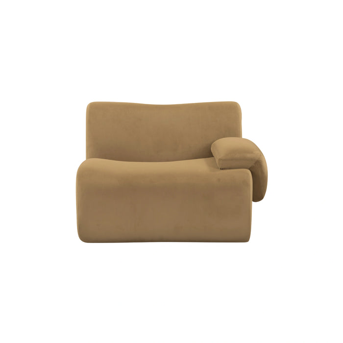 Zenith Performance Velvet Modular Corner Chair
