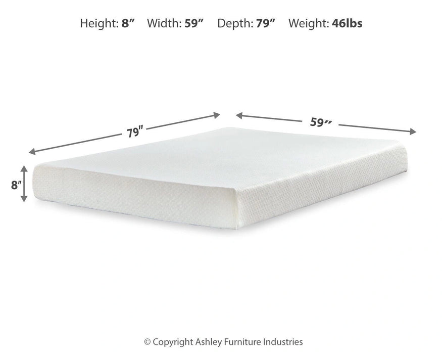 Chime 8 Inch Memory Foam Mattress in a Box - Dream Home Furniture & Mattress (Waite Park, MN)