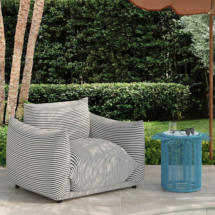 Saint Tropez Stuffed Indoor / Outdoor Armchair