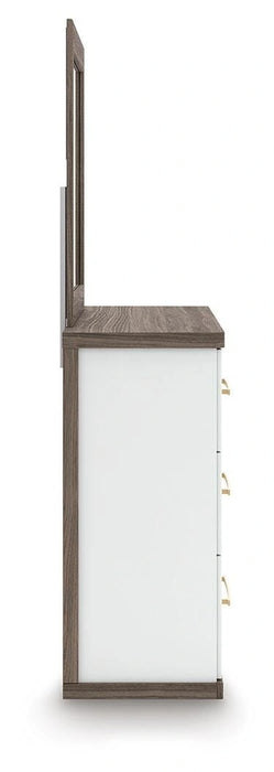Kendanport Dresser and Mirror - Dream Home Furniture & Mattress (Waite Park, MN)