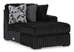 Midnight-Madness Sectional Sofa with Chaise - Dream Home Furniture & Mattress (Waite Park, MN)