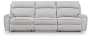 Social Pointe Power Reclining Sectional - Dream Home Furniture & Mattress (Waite Park, MN)