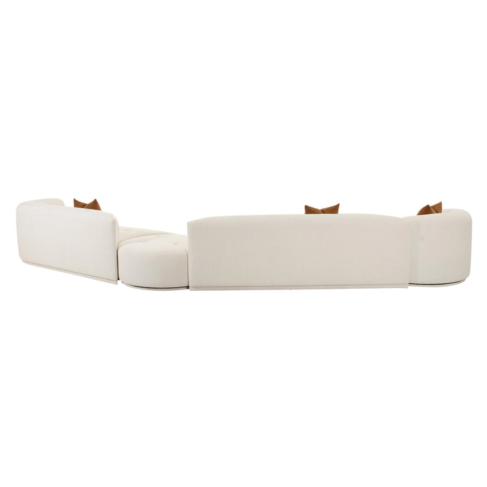 Fickle Cream Boucle Modular Sofa