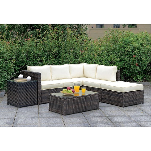 Ilona Brown/Beige End Table - Dream Home Furniture & Mattress (Waite Park, MN)