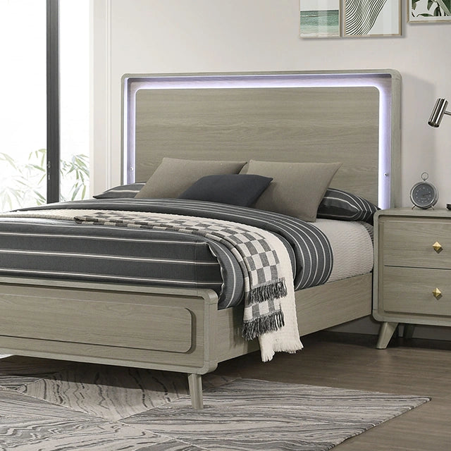 Rainier Queen Bedroom Set Gray - Dream Home Furniture & Mattress (Waite Park, MN)