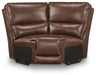 DeepWakes Reclining Sectional with Storage Console - Dream Home Furniture & Mattress (Waite Park, MN)