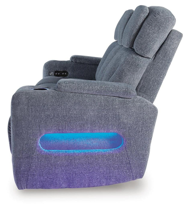 Studio Cave Power Reclining Sofa - Dream Home Furniture & Mattress (Waite Park, MN)