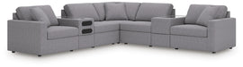 Modmax Balanced Sectional with Audio and Storage Consoles - Dream Home Furniture & Mattress (Waite Park, MN)