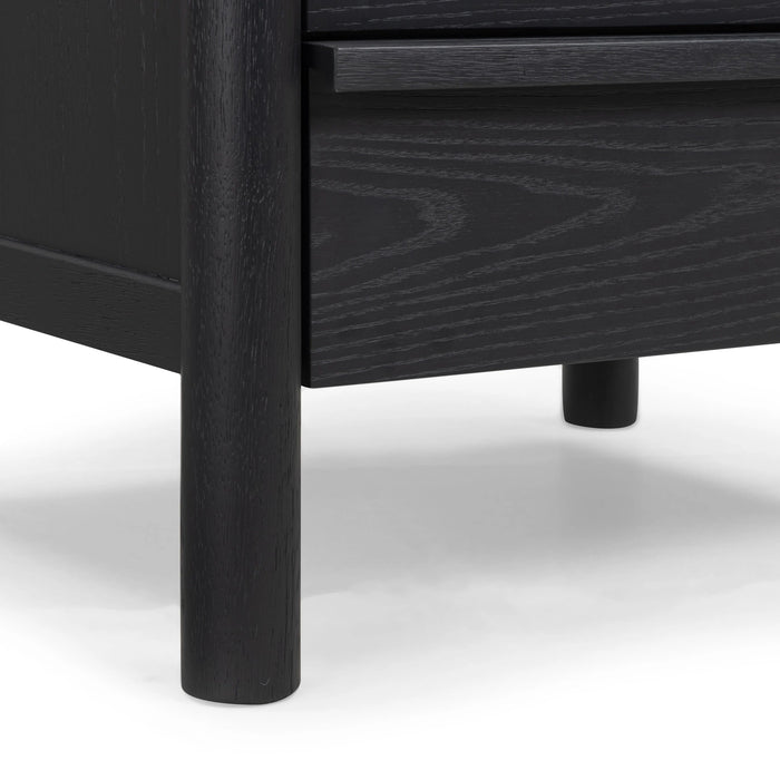 Tyra 22" Ash 2-Drawer Nightstand