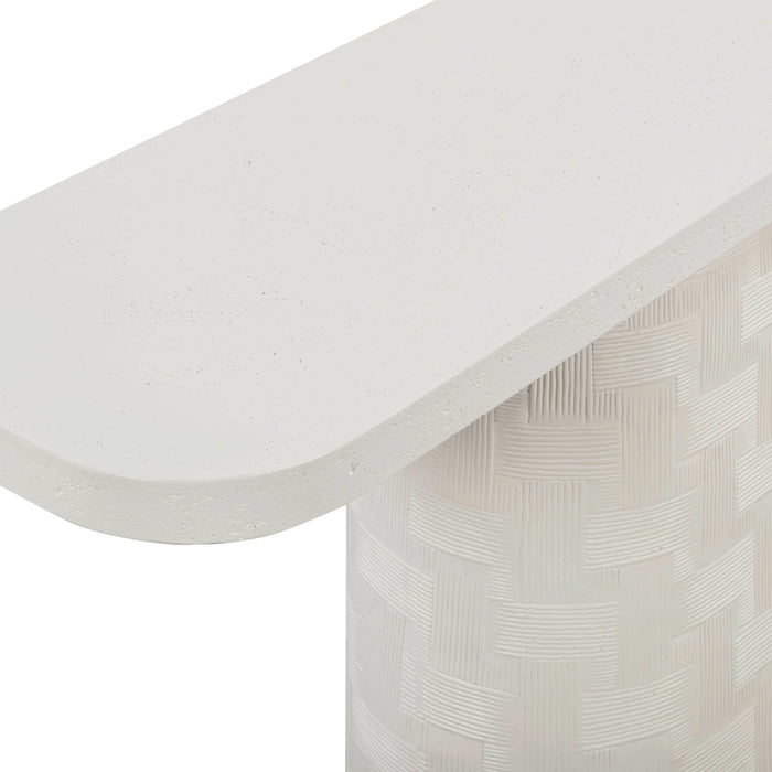 Suraya 55" Indoor/Outdoor Concrete Console Table