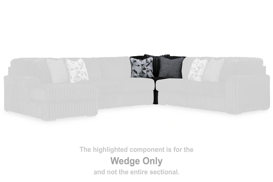 Midnight-Madness Sectional with Chaise - Dream Home Furniture & Mattress (Waite Park, MN)