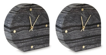 Janmour Table Clock (Set of 2) - Dream Home Furniture & Mattress (Waite Park, MN)