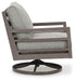 Hillside Barn Outdoor Swivel Lounge with Cushion - Dream Home Furniture & Mattress (Waite Park, MN)