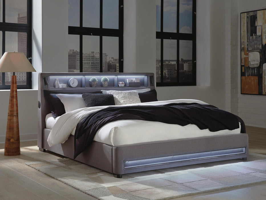 Verishaw Upholstered Bed - Dream Home Furniture & Mattress (Waite Park, MN)