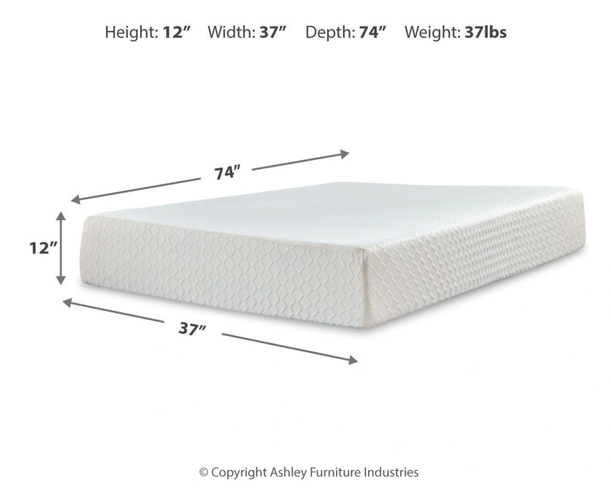 Chime 12 Inch Memory Foam Mattress in a Box - Dream Home Furniture & Mattress (Waite Park, MN)