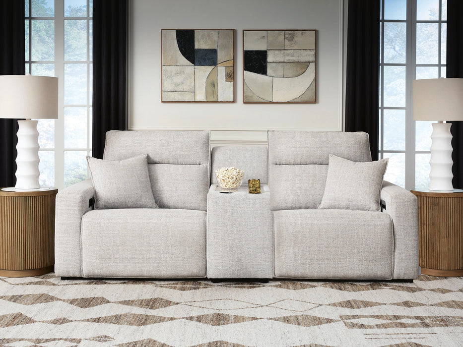 Modmax II Power Reclining Sectional with Console - Dream Home Furniture & Mattress (Waite Park, MN)