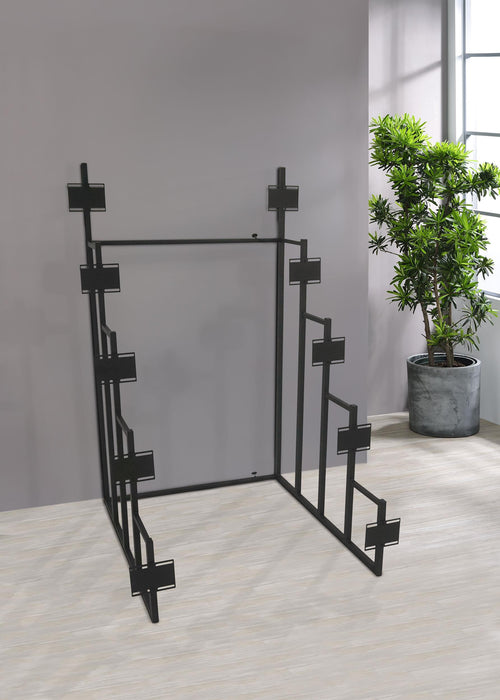 Duarto 5-tier Headboard Display Rack Black