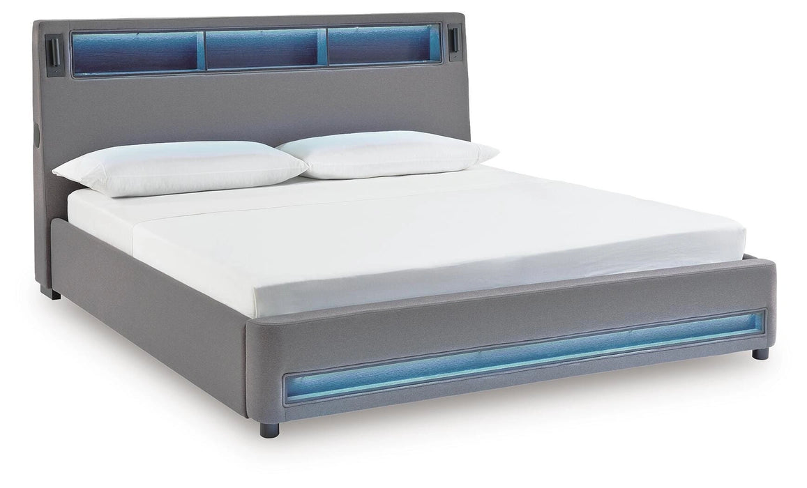 Verishaw Upholstered Bed - Dream Home Furniture & Mattress (Waite Park, MN)