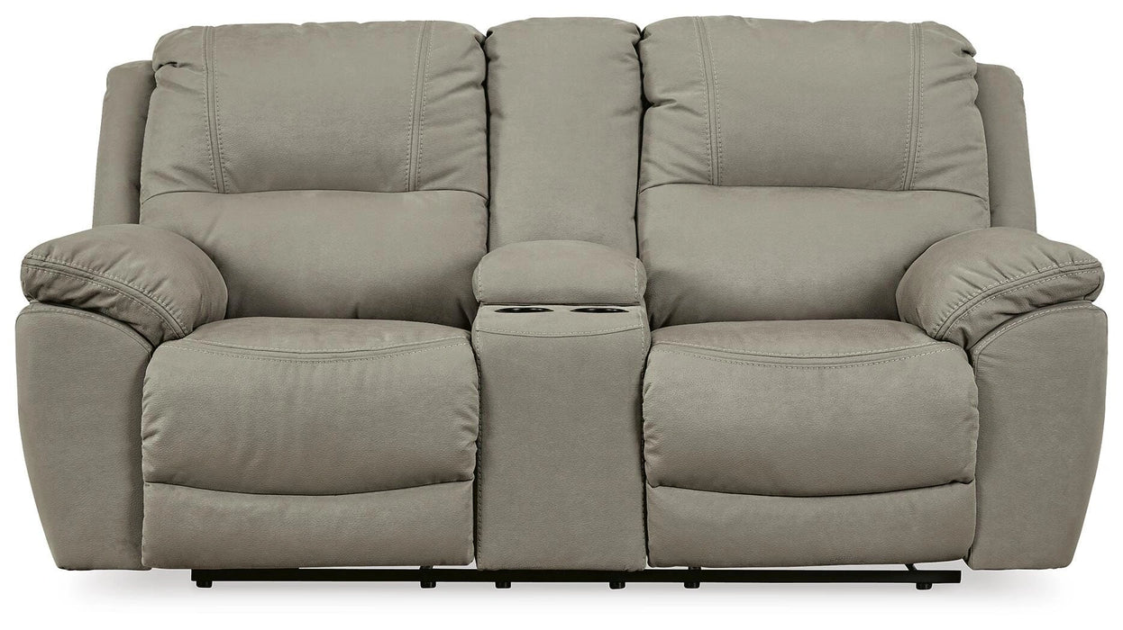 Next-Gen Gaucho Reclining Loveseat with Console - Dream Home Furniture & Mattress (Waite Park, MN)