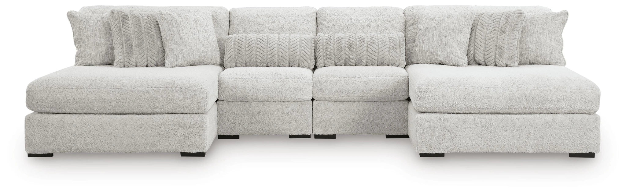 Cuddle Plush Sectional with Chaise - Dream Home Furniture & Mattress (Waite Park, MN)