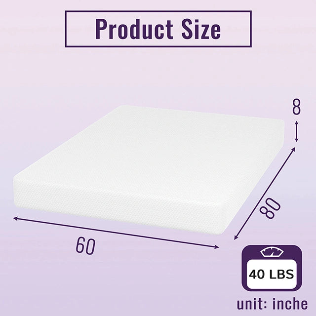 Nasturtium 8" Queen Bamboo Charcoal Infused Memory Foam - Dream Home Furniture & Mattress (Waite Park, MN)