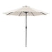 Soli 9' Outdoor Umbrella w/ Auto Tilt + 21" Round Base - Dream Home Furniture & Mattress (Waite Park, MN)
