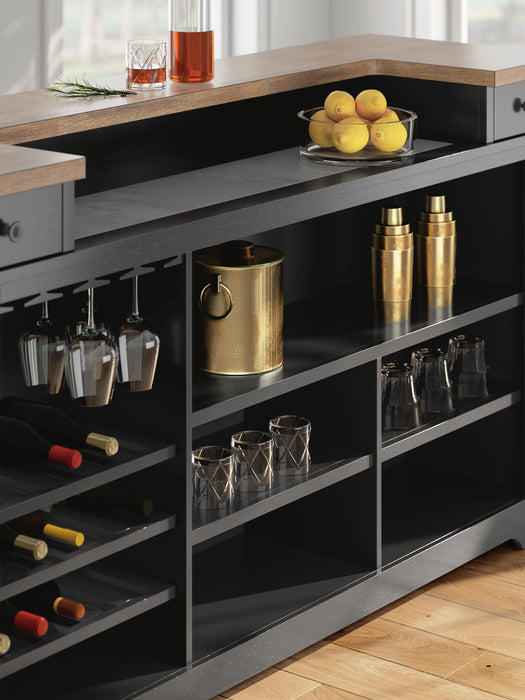 Wildenauer 78" Bar - Dream Home Furniture & Mattress (Waite Park, MN)