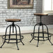 SILVIA I Medium Oak Counter Ht. Stool (2/CTN) - Dream Home Furniture & Mattress (Waite Park, MN)