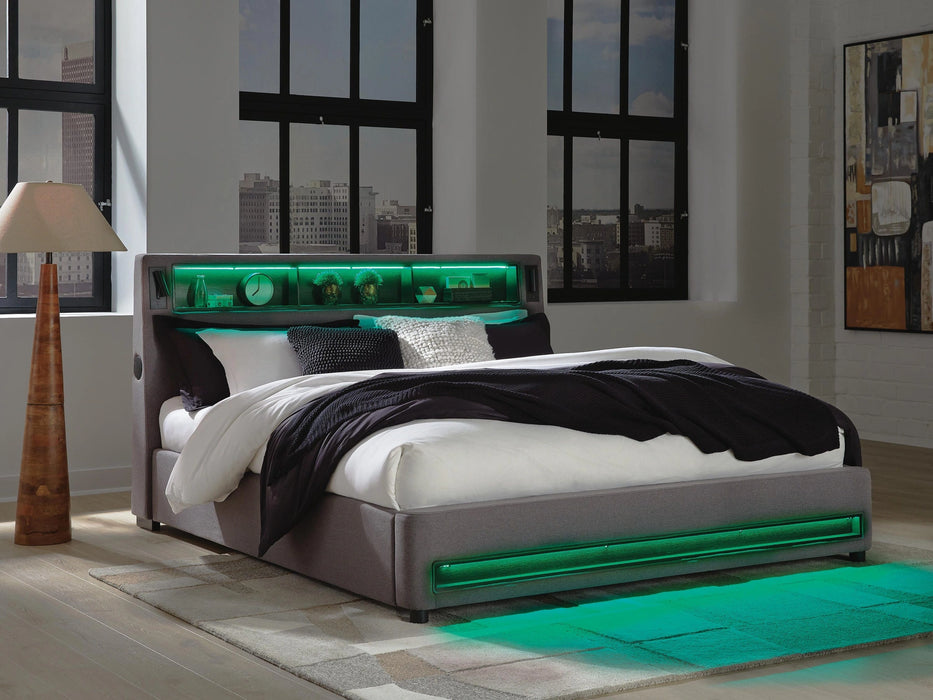 Verishaw Upholstered Bed - Dream Home Furniture & Mattress (Waite Park, MN)