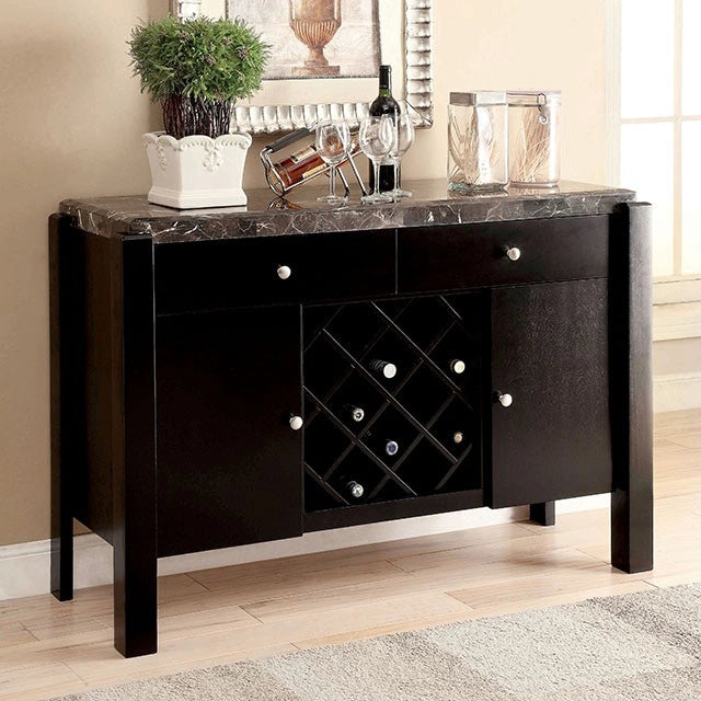 GRANDSTONE II Black Counter Ht. Chair - Dream Home Furniture & Mattress (Waite Park, MN)