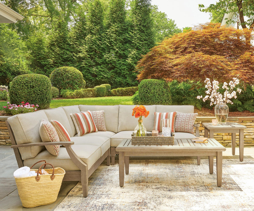 Clare View Outdoor Sectional - Dream Home Furniture & Mattress (Waite Park, MN)