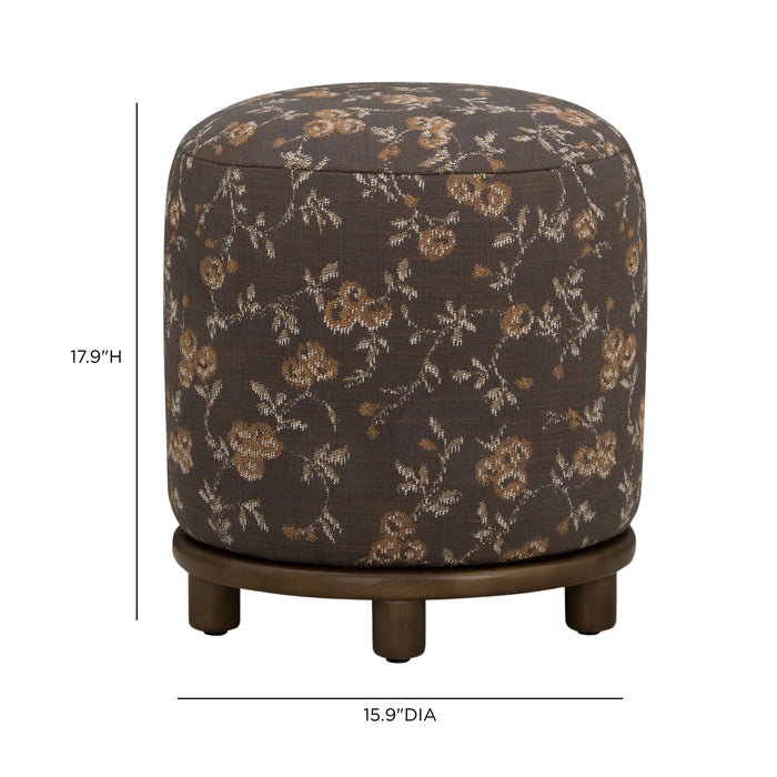 Bisou Performance Jacquard Ottoman