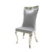 Palazzo Silver Chair (2/CTN) - Dream Home Furniture & Mattress (Waite Park, MN)
