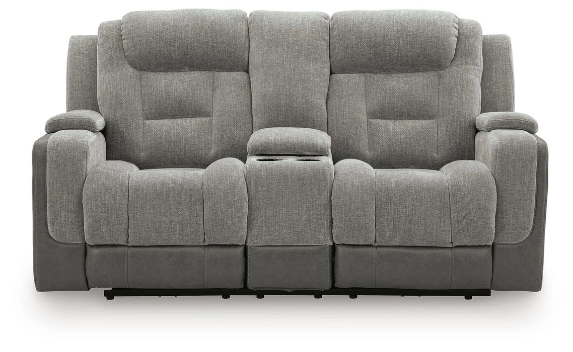 Mixed Motion Loveseat - Dream Home Furniture & Mattress (Waite Park, MN)