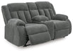 Observation Power Reclining Loveseat with Console - Dream Home Furniture & Mattress (Waite Park, MN)