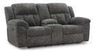 Frohn Reclining Loveseat with Console - Dream Home Furniture & Mattress (Waite Park, MN)