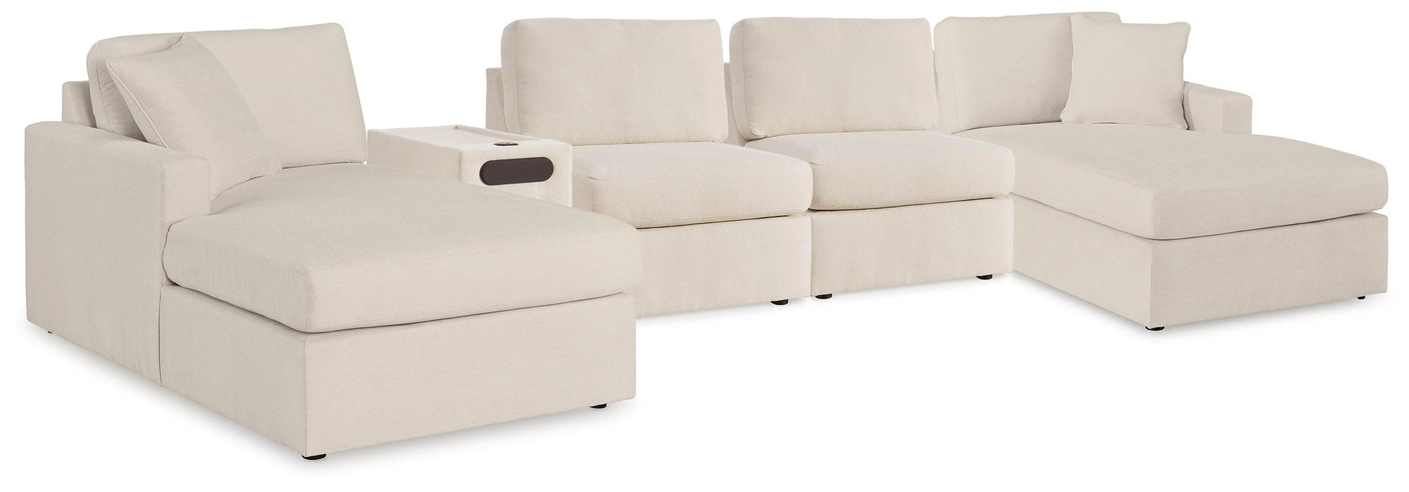 Modmax 5 Piece Sectional with Audio Console - Dream Home Furniture & Mattress (Waite Park, MN)