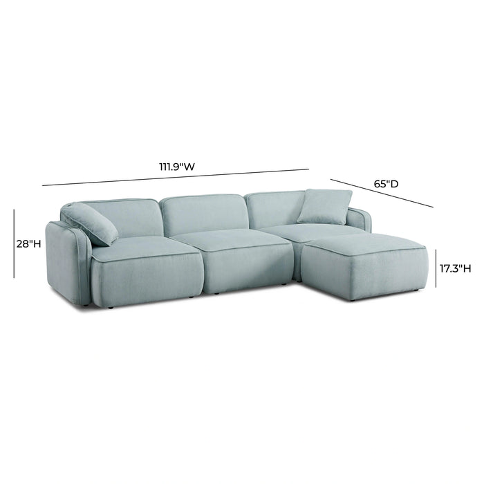 Travie 4-Piece Modular Sectional
