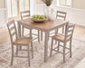 Harperfeld Counter Height Dining Table and 4 Counter Stools - Dream Home Furniture & Mattress (Waite Park, MN)