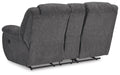 Foreside Reclining Loveseat with Console - Dream Home Furniture & Mattress (Waite Park, MN)