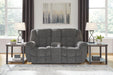 Foreside Reclining Loveseat with Console - Dream Home Furniture & Mattress (Waite Park, MN)