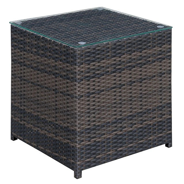 Ilona Brown/Beige End Table - Dream Home Furniture & Mattress (Waite Park, MN)