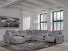 Modmax Power Reclining Sectional with Chaise - Dream Home Furniture & Mattress (Waite Park, MN)