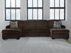 Kimlee Sectional with Double Chaise - Dream Home Furniture & Mattress (Waite Park, MN)