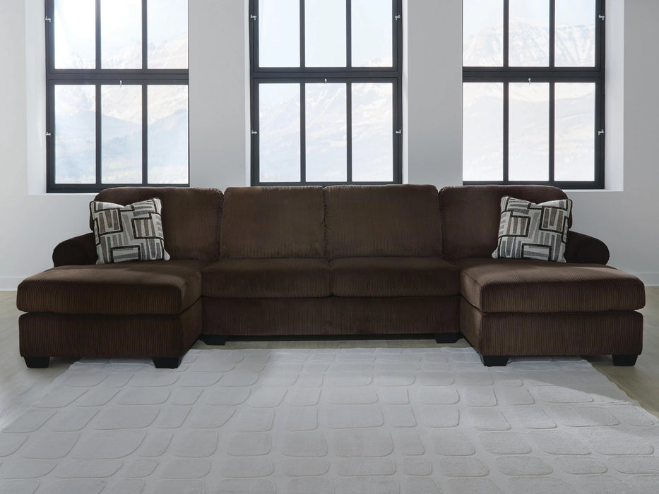 Kimlee Sectional with Double Chaise - Dream Home Furniture & Mattress (Waite Park, MN)