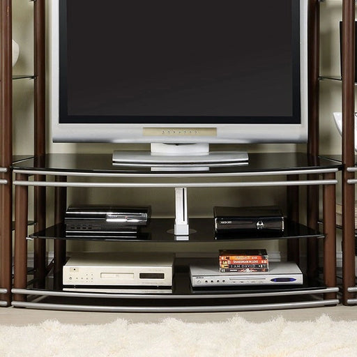 Silver Creek Brown/Silver 2 Pc. Pier Shelves (1 Pair) - Dream Home Furniture & Mattress (Waite Park, MN)