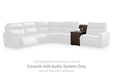 ModZ Power Reclining Sectional with Audio Consoles - Dream Home Furniture & Mattress (Waite Park, MN)