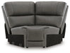 5Z - Pittson Power Reclining Sectional - Dream Home Furniture & Mattress (Waite Park, MN)
