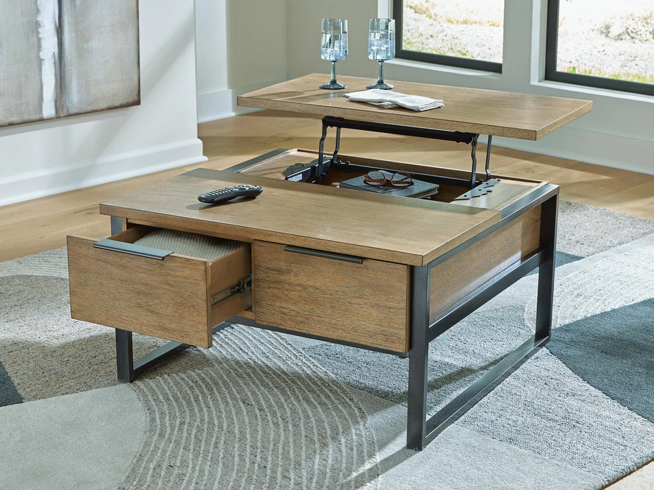 Montia Lift-Top Coffee Table - Dream Home Furniture & Mattress (Waite Park, MN)